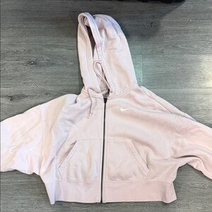 Nike Light Pink Hoodie with Zip
